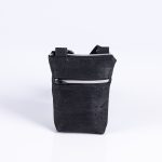 Stylische Handytasche Mini - Tasche aus schwarzem Kork