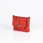 Handtasche Sally in Rot von Q.Linda Manufaktur Seitenansicht